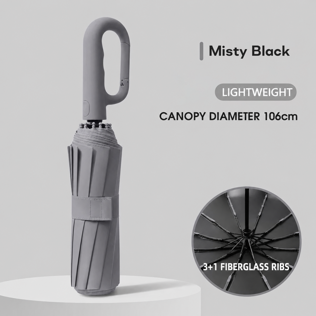 ☔ Automatic Windproof Umbrella – One-Click Open & Close | Compact & Waterproof