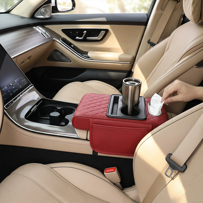 🔥🔥🔥Multifunctional PU Leather Car Armrest Pad