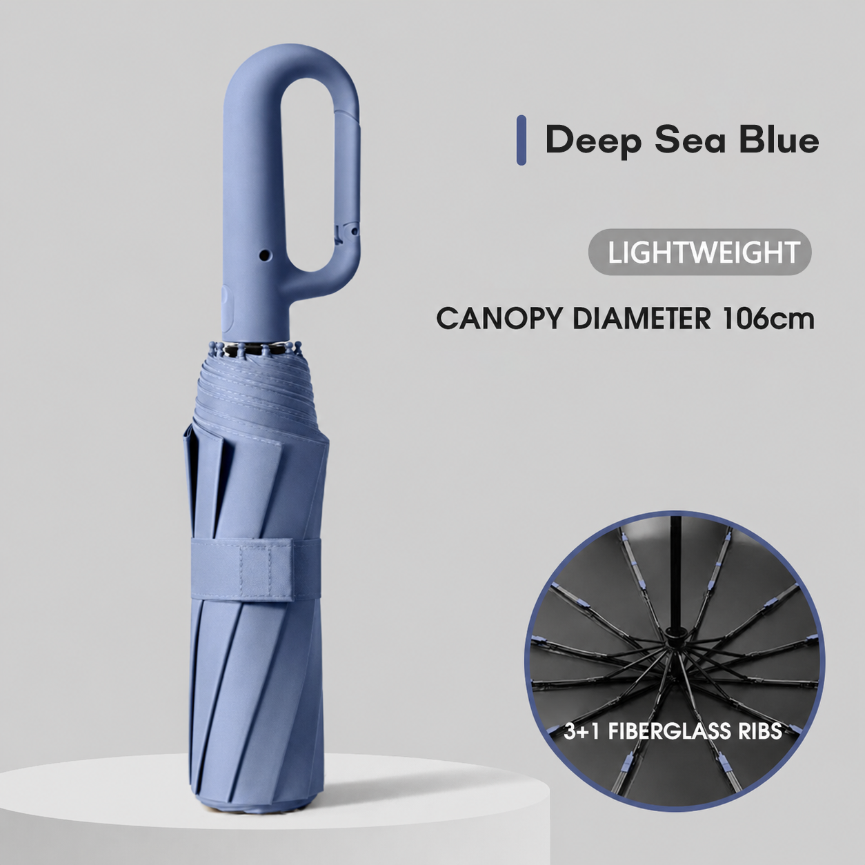 ☔ Automatic Windproof Umbrella – One-Click Open & Close | Compact & Waterproof