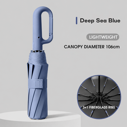 ☔ Automatic Windproof Umbrella – One-Click Open & Close | Compact & Waterproof