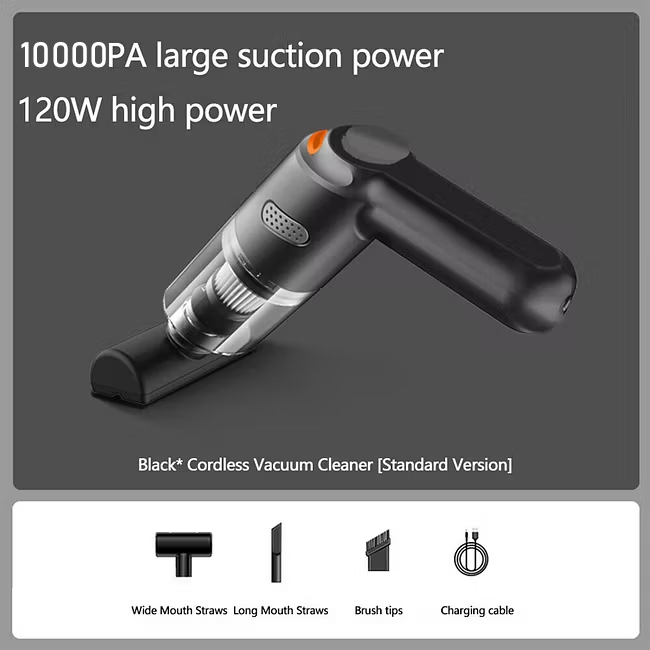 🎉 2026 Sale — Over 142,000 Sold! 🧹 Cordless Car Vacuum – 10000Pa Suction & 4000mAh Battery 🚗