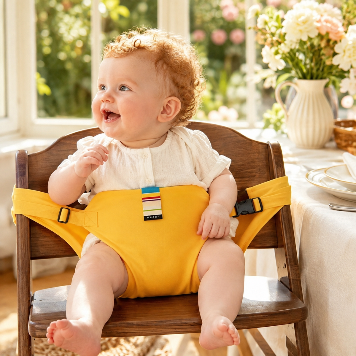 🔥 Baby High Chair Safety Harness – Secure Feeding Seat Strap for Toddlers