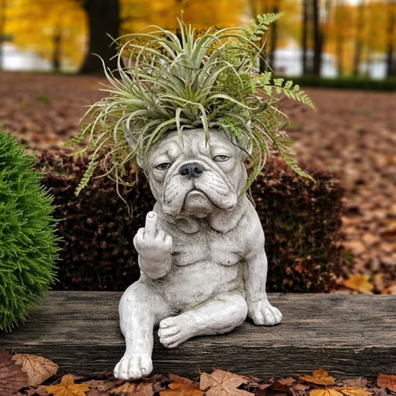 🔥 Last Day 50% OFF🐶Boston Terrier Planter — Instantly Infuse Your Plants with Personality 🌿