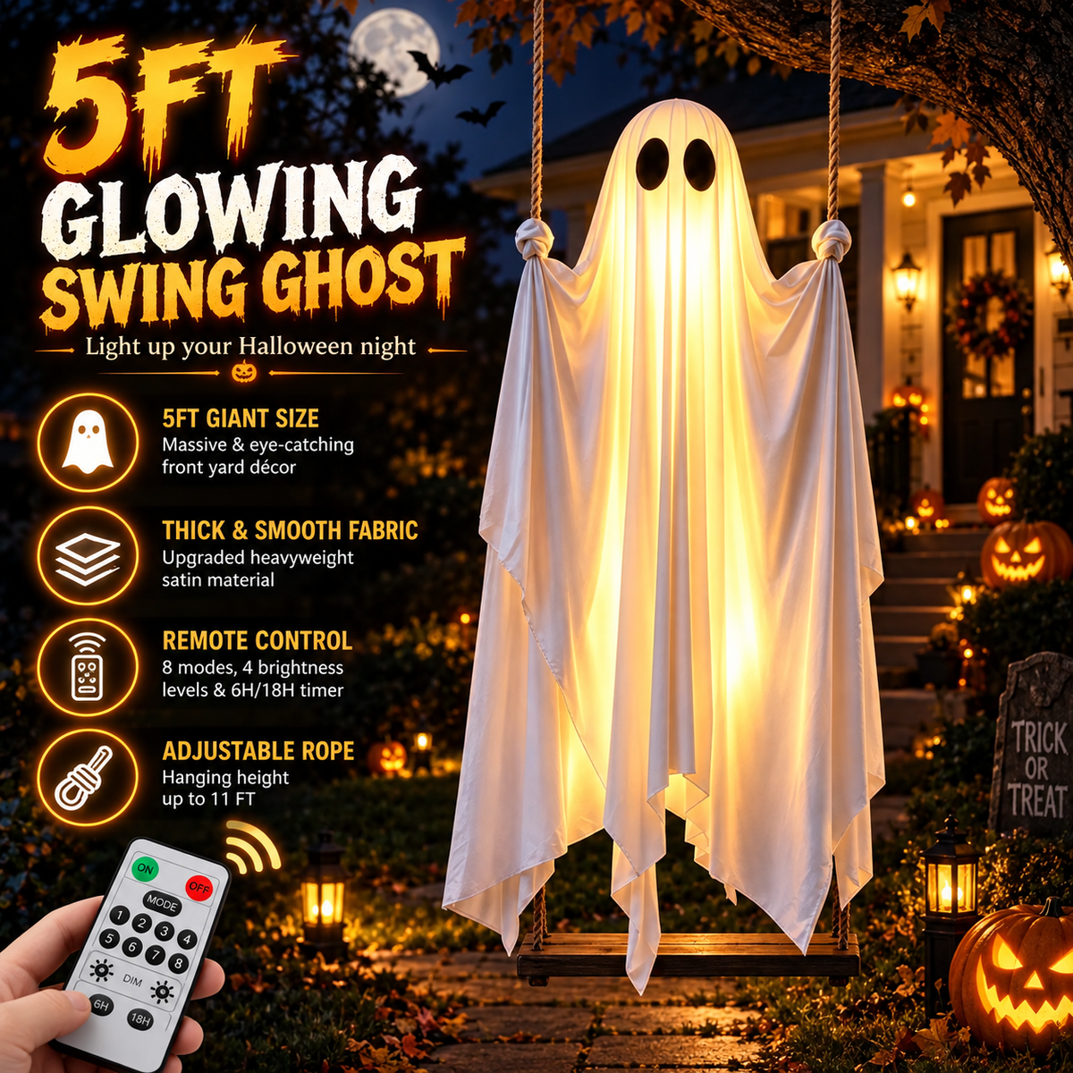 Glowing Ghost Swing