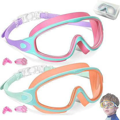 Kids Swim Goggles - UV Protection & Anti-Fog