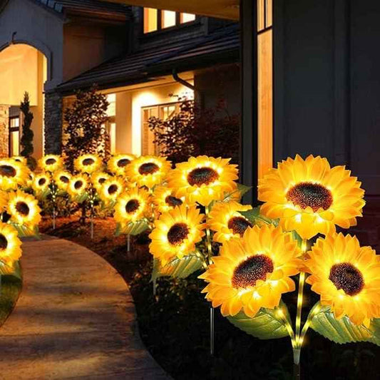 🔥 Father's Day Special-🌞Solar LED Sunflower Garden Lights