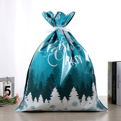 🎄Novas Sacolas de Presente com Cordão de Natal🎁