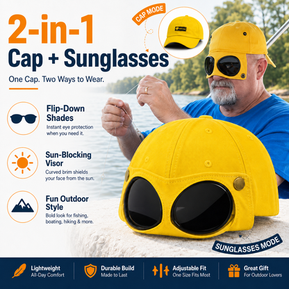 🔥Last Day 50% OFF 🧢🕶 Glasses-Friendly Baseball Cap - 100% Cotton