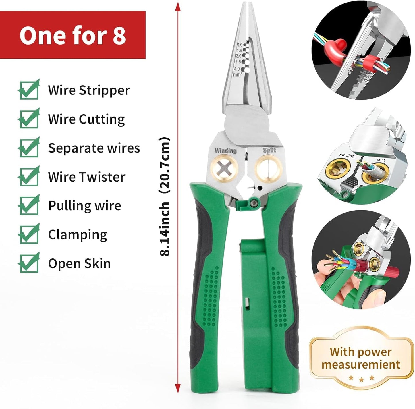 Special Wire Stripper Twister with Electricity Measurement Function (MV-106)