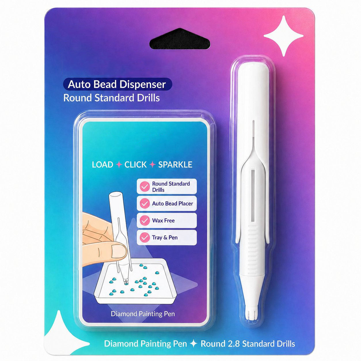 🔥Last Day 50% OFF - 💎 Automatic Diamond Painting Bead dispenser