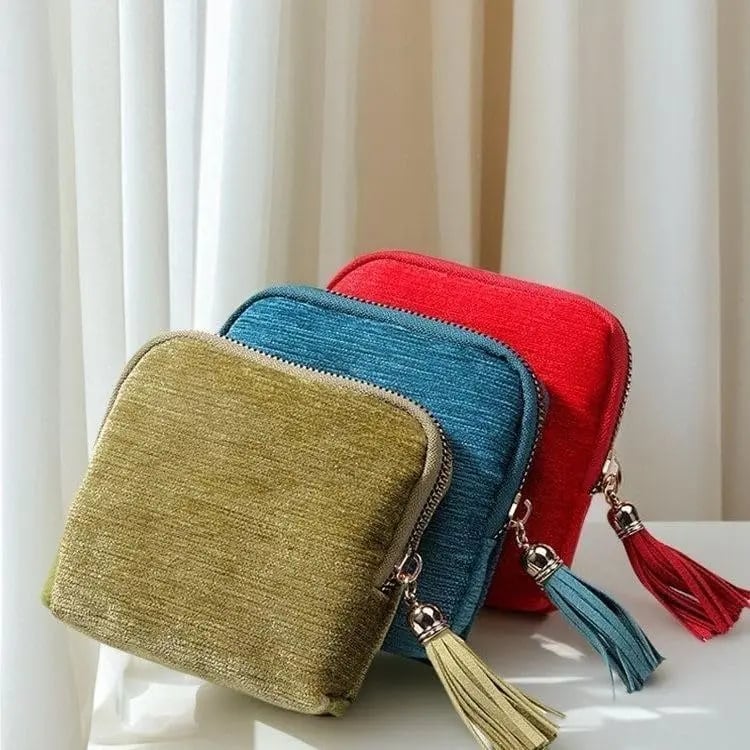 💍Jewelry zippered pocket case Travel Jewelry Bag