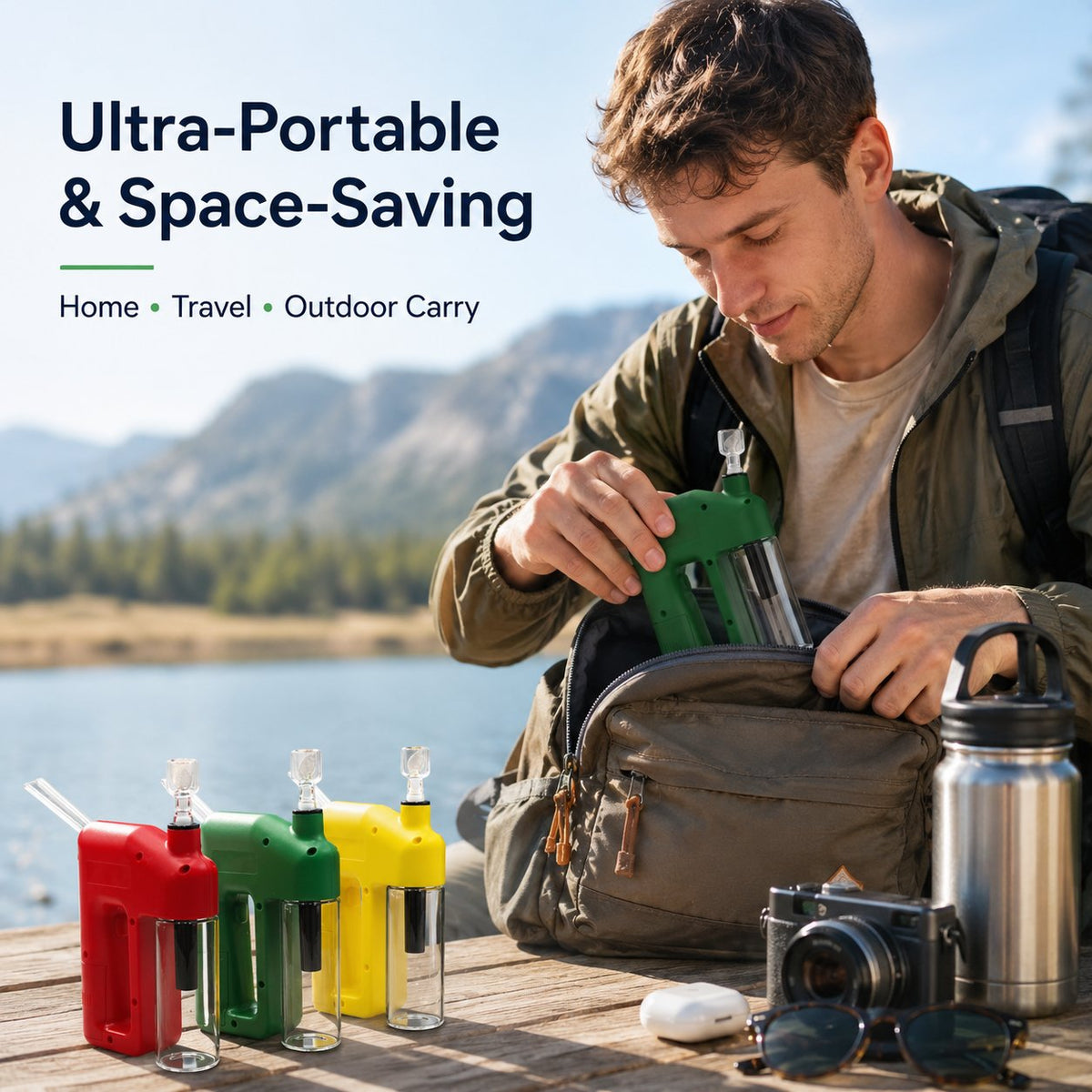 ⚡Portable Handheld Electric Filtration Device | Compact Glass Chamber Design with Electric-Assisted Operation & 6 Color Options ✨