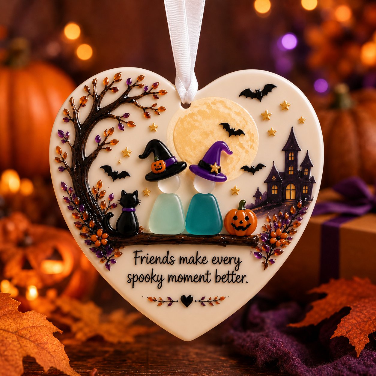 🎃 Halloween Early Bird Sale | 49% OFF🎃 Halloween Friendship Sea Glass Ornament