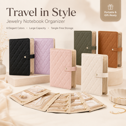 🔥Travel in Style – The Jewelry Notebook That Organizes Like Magic