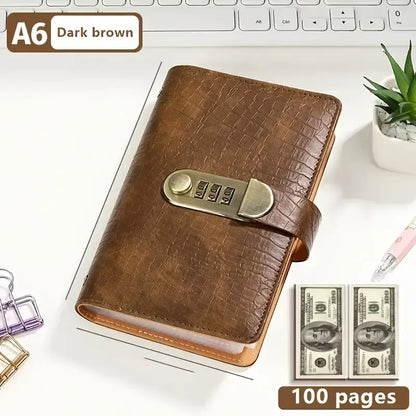 Lockable Cash Savings Album – 100 Pockets for Bills & Money Organization