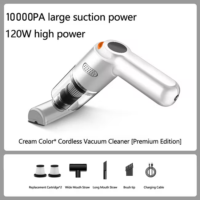 🎉 2026 Sale — Over 142,000 Sold! 🧹 Cordless Car Vacuum – 10000Pa Suction & 4000mAh Battery 🚗