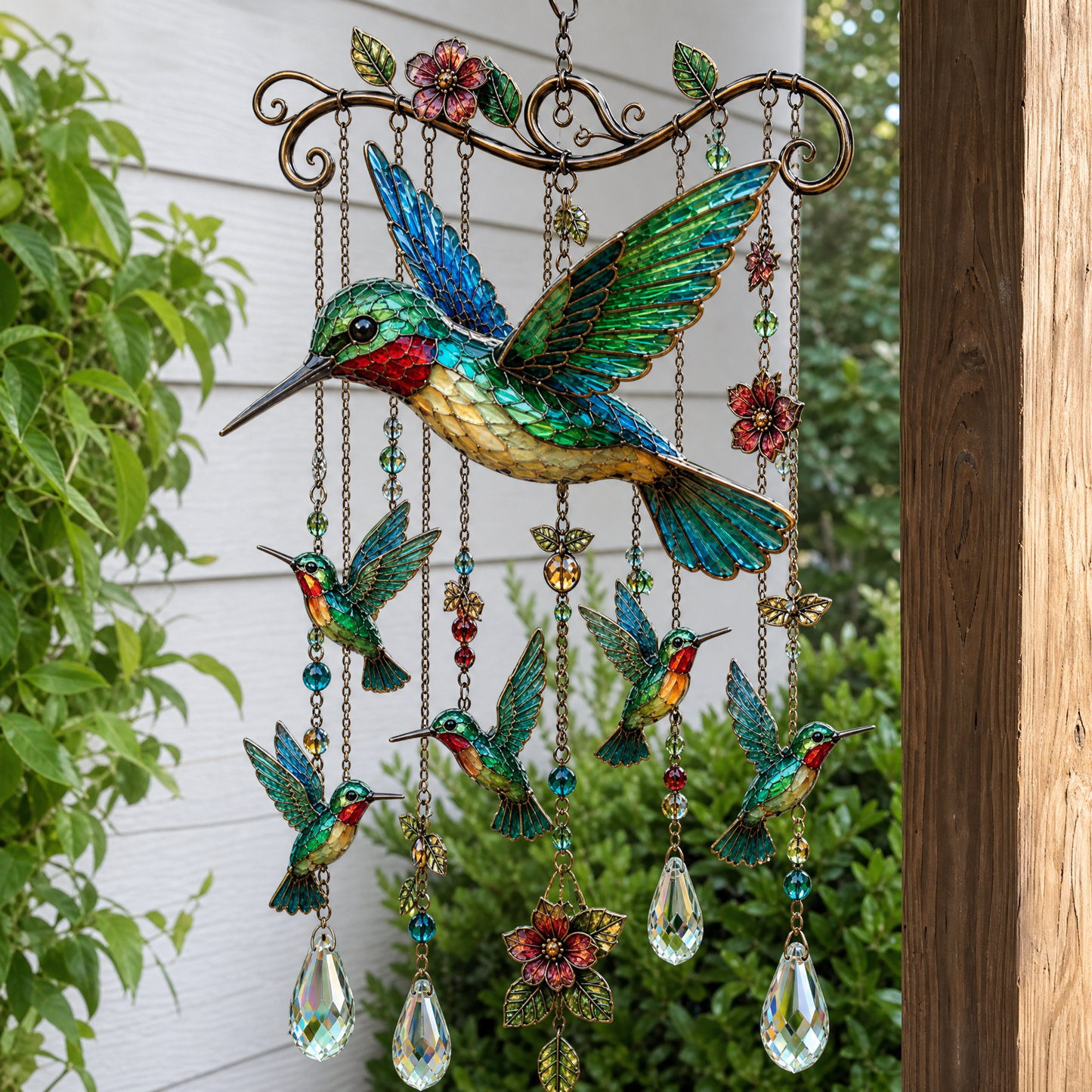 ✨ Last Day 49% OFF 🐦 Graceful Hummingbird Wind Chime 🍃 Add Beauty to Every Breeze