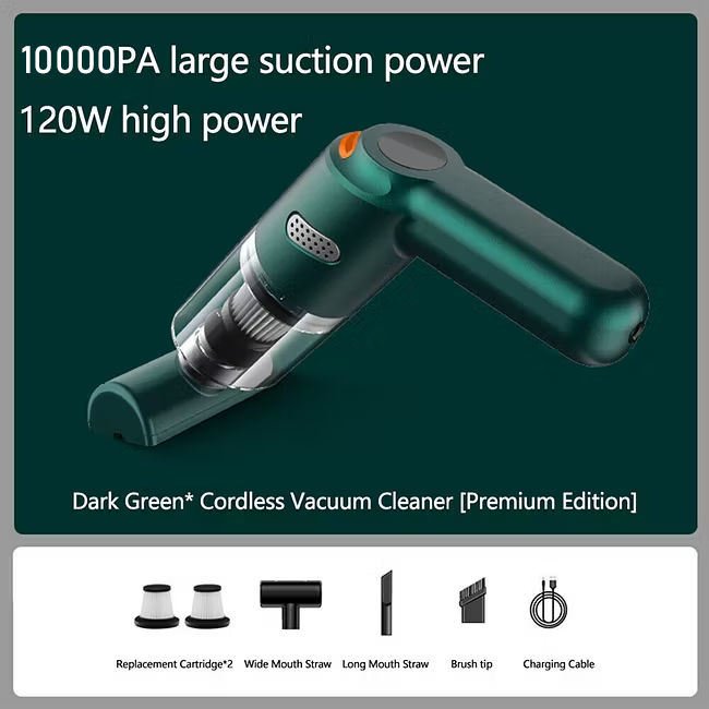 🎉 2026 Sale — Over 142,000 Sold! 🧹 Cordless Car Vacuum – 10000Pa Suction & 4000mAh Battery 🚗