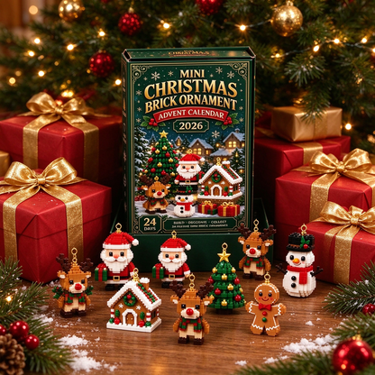 2026 Mini Christmas Brick Ornament Advent Calendar