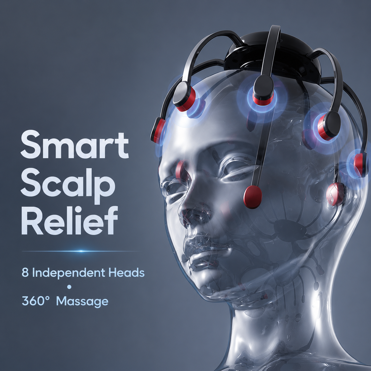 Intelligent Octopus Head Massager
