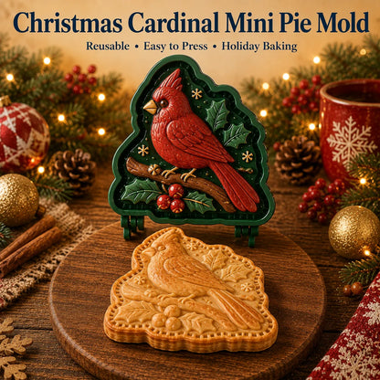 ⏳ Last Day 50% OFF – 🎄16-Design Christmas Mini Pie Mold Collection | Reusable Embossed Molds for Shaping Detailed Santa, Snowman, Reindeer, Tree & Holiday Pies 🥧✨