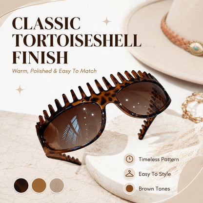 🔥Last Day 49% OFF🕶️2-In-1 Tortoiseshell Headband Sunglasses