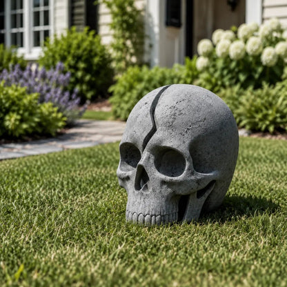 🔥Early Halloween Hot Sale 49% OFF💀 Cracked Skull Solar Garden Light
