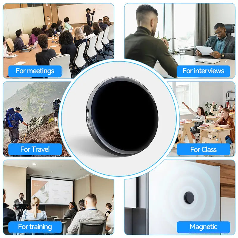 Ultra Magnetic Voice Recorder – HD Noise Reduction & Voice-Activated Recording