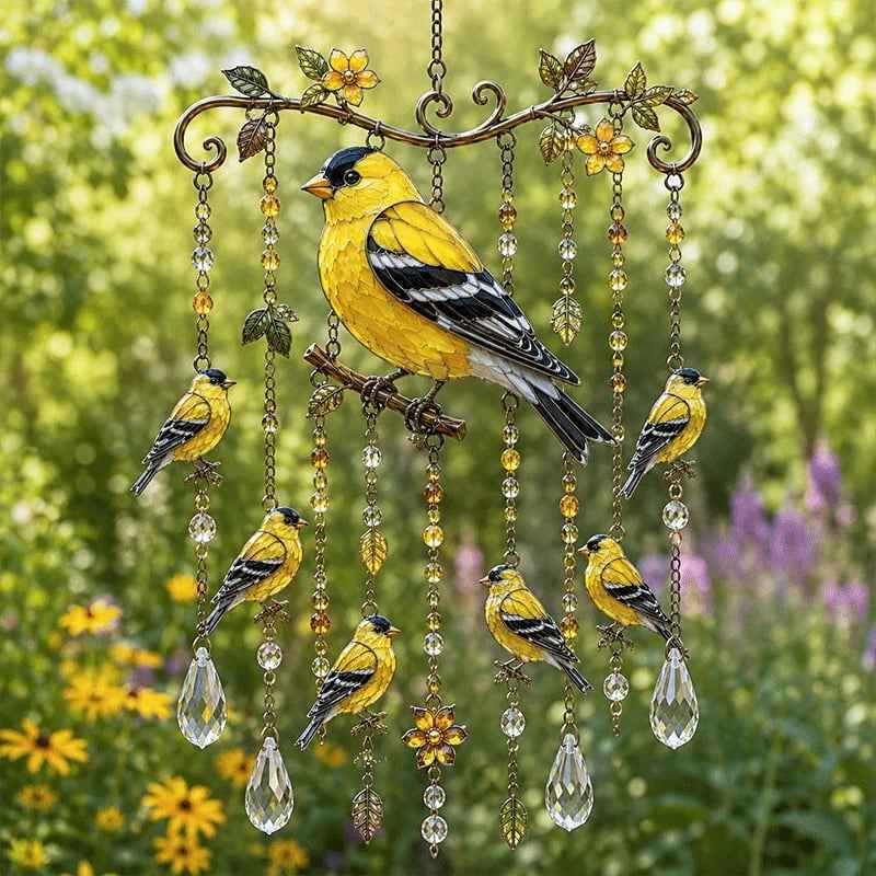🔥50% OFF | Graceful Hummingbird Wind Chime – Add Beauty to Every Breeze 🐦🎐