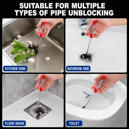 🔥🚿Professional Drain Clog Remover Tool – A Must-Have For Every Home