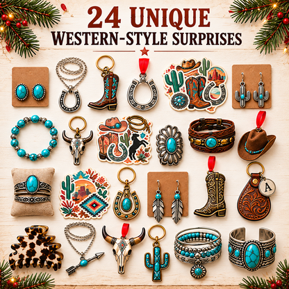 🤠24-Day Cowgirl Christmas Countdown Calendar
