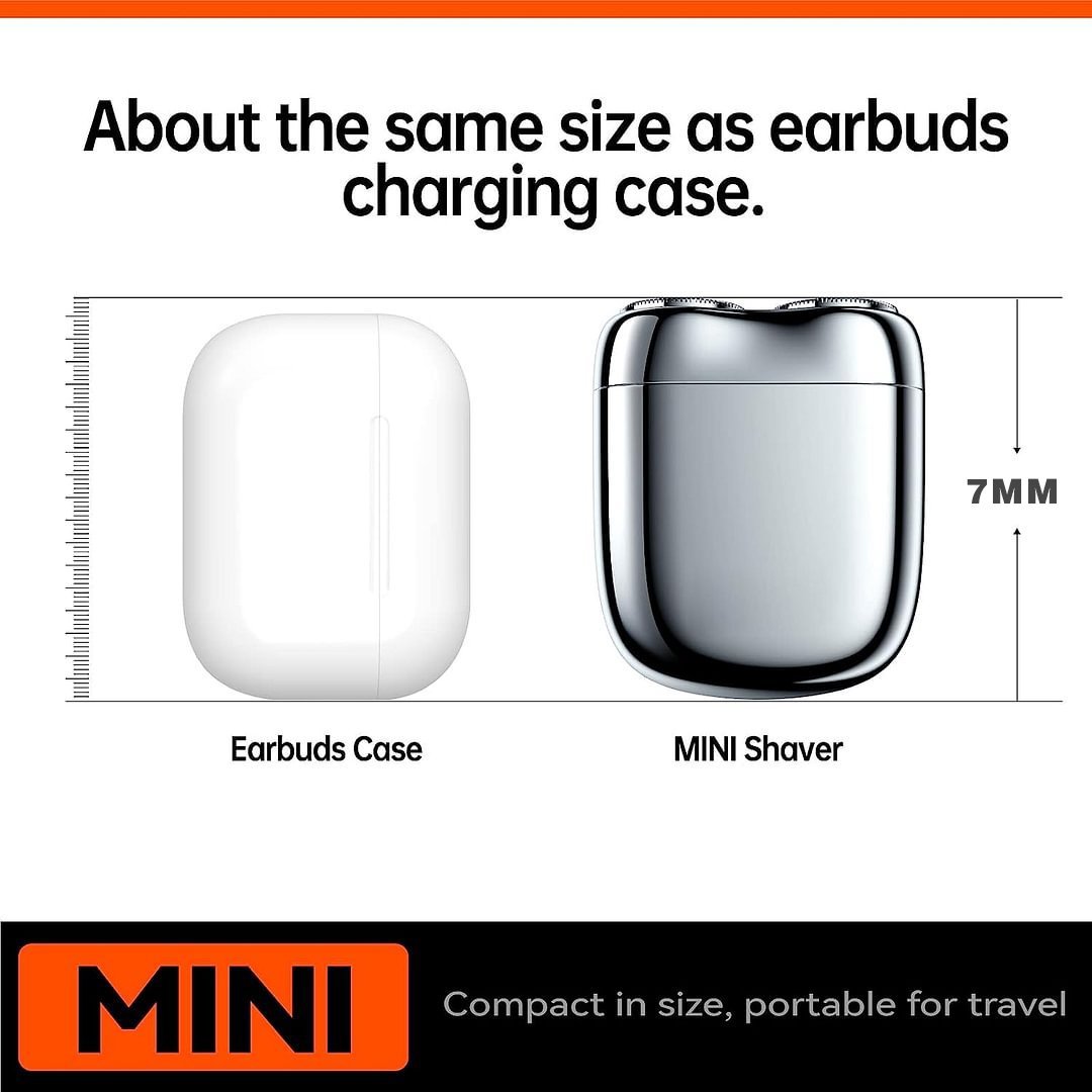 ⏰49% OFF - Mini Portable Shaver - The Ultimate On-The-Grooming Tool