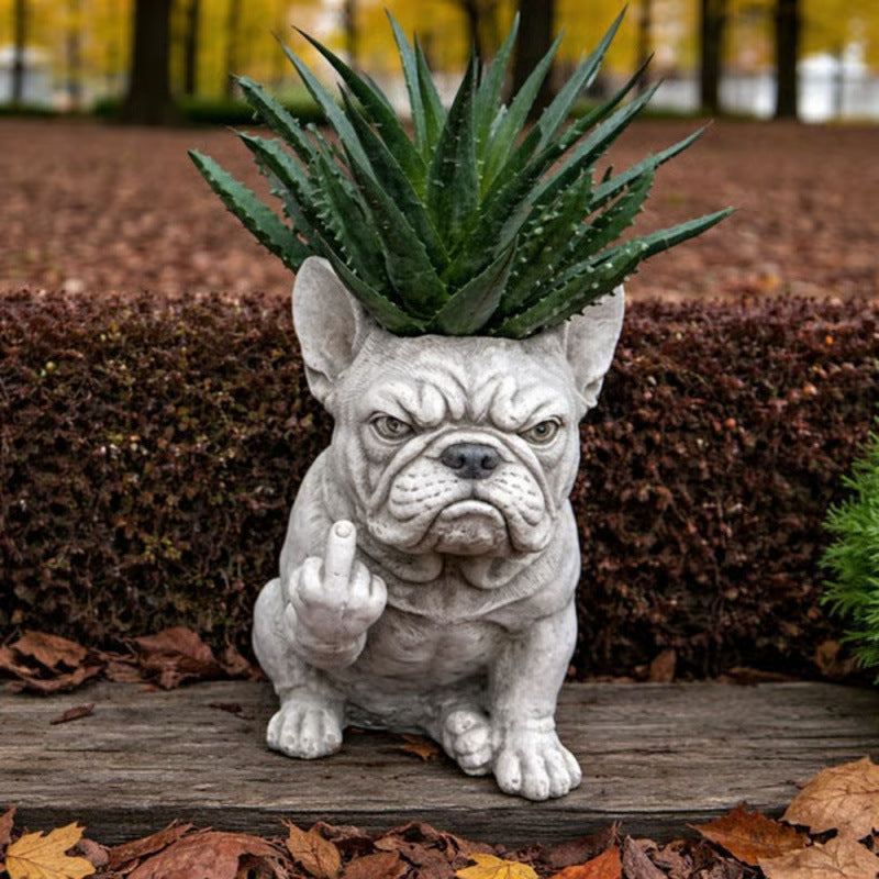 🔥 Last Day 50% OFF🐶Boston Terrier Planter — Instantly Infuse Your Plants with Personality 🌿