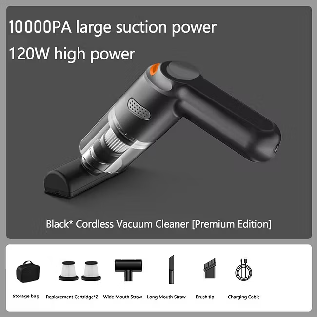 🎉 2026 Sale — Over 142,000 Sold! 🧹 Cordless Car Vacuum – 10000Pa Suction & 4000mAh Battery 🚗