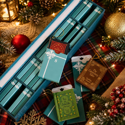 ✨Last Day Promotion 70% OFF 💥 Mini Book Ornament Advent📚 25-Day Mini Book Advent Calendar