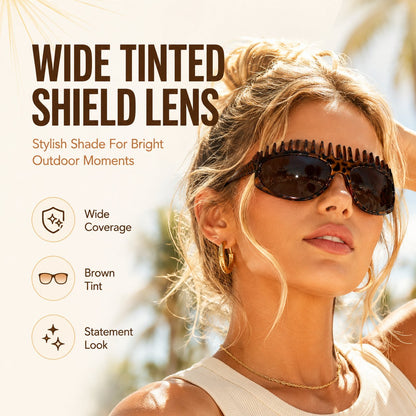 🔥Last Day 49% OFF🕶️2-In-1 Tortoiseshell Headband Sunglasses