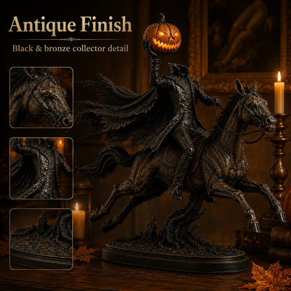 🏇 Headless Horseman Halloween Statue – Midnight Chase Outdoor Spooky Decor