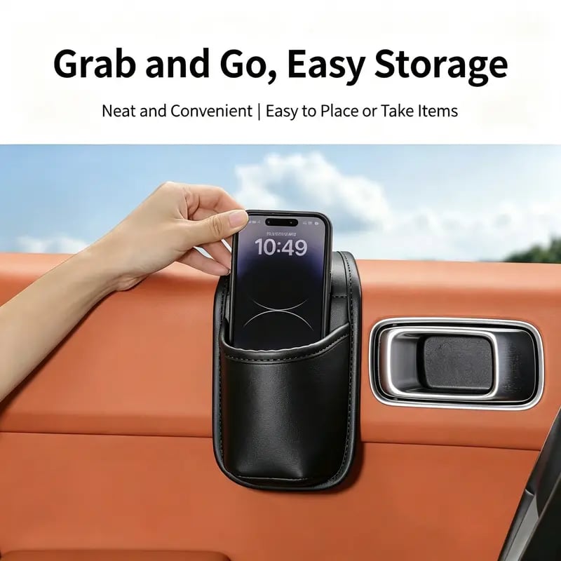 Grab and Go Car Door Storage