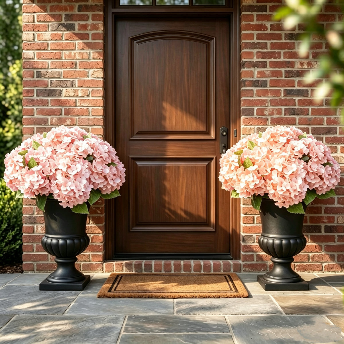🔥Last Day 70% OFF🔥Artificial Outdoor Hydrangea Flowers - UV resistant, Waterproof, Windproof