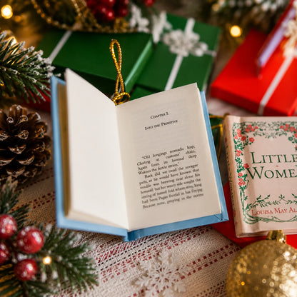 ✨Last Day Promotion 70% OFF 💥 Mini Book Ornament Advent📚 25-Day Mini Book Advent Calendar