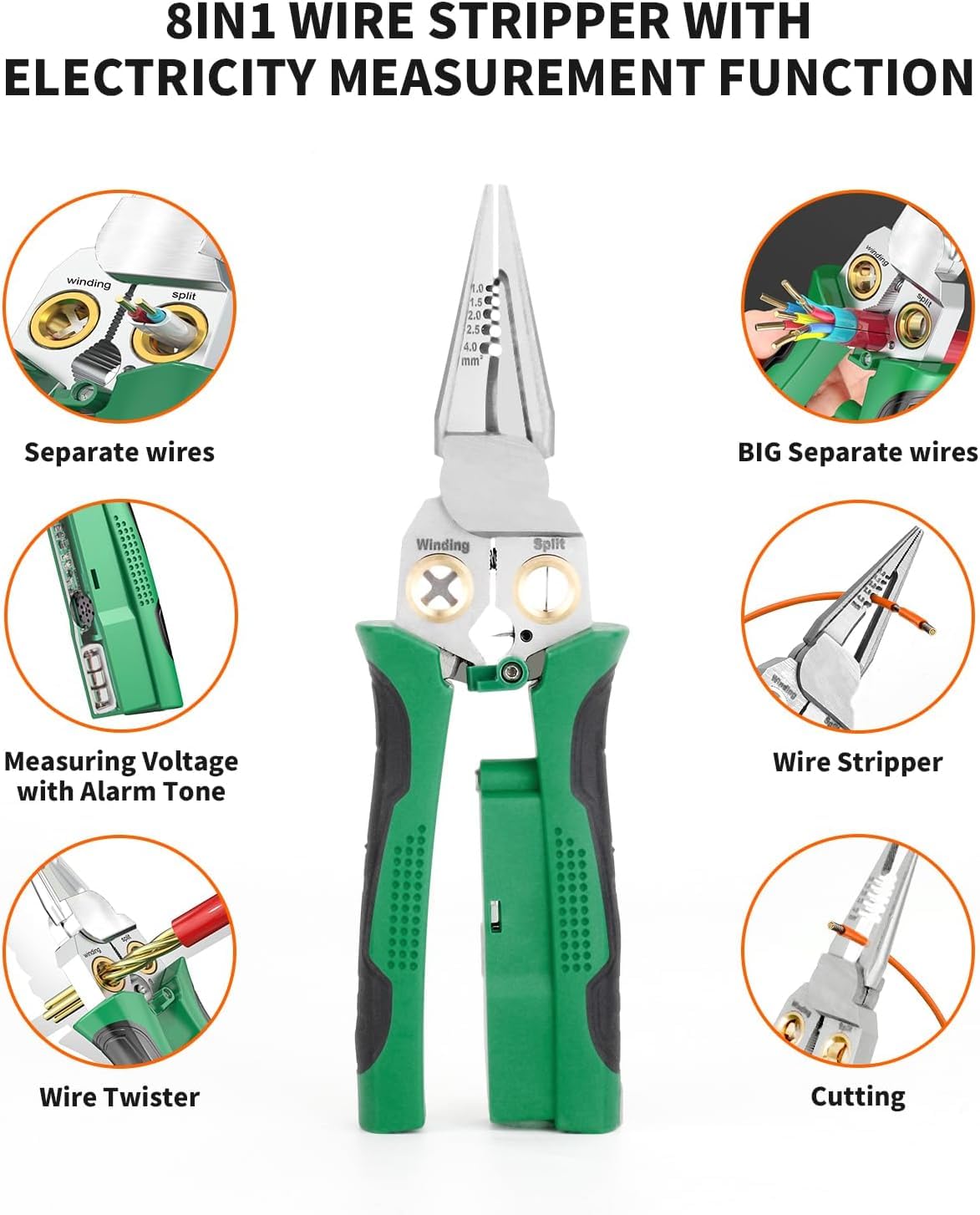 Special Wire Stripper Twister with Electricity Measurement Function (MV-106)