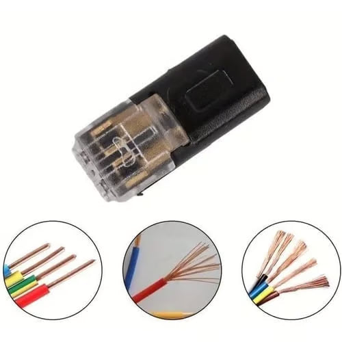 🏆 Over 80,000 sold! ⚡Double-wire Push-in Connector with Locking Buckle