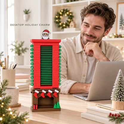 🎅Mechanical Santa Chimney Christmas Countdown Calendar