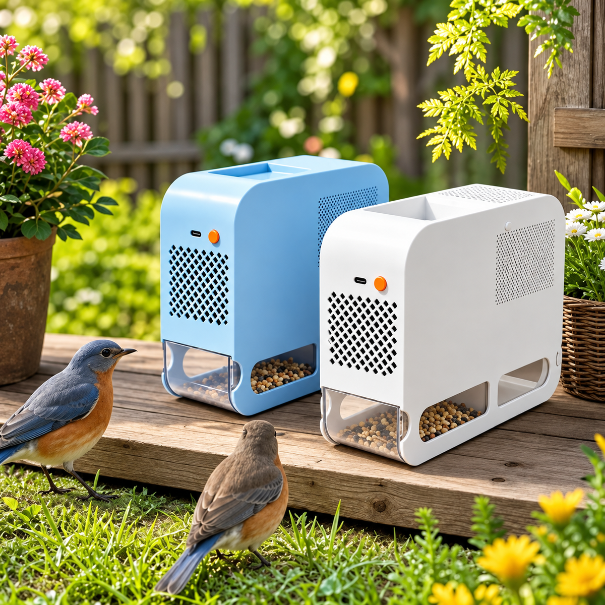 Electric Bird Seed Sheller & Chaff Separator – 5-Speed Quiet Seed Cleaner