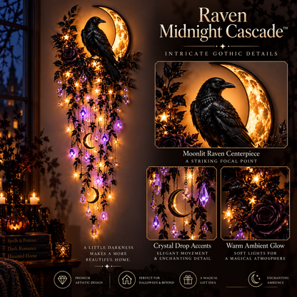 🎃 Last Day 49% OFF | Elegant Halloween Cascade Wall Lights – Spooky Seasonal Decor