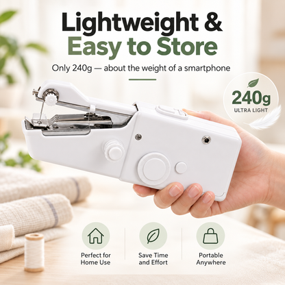 🧵Mini Electric Sewing Machine – Lightweight, Portable & Easy to Use!