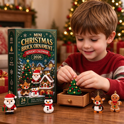 2026 Mini Christmas Brick Ornament Advent Calendar