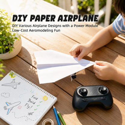✈️ Turn Any Paper Airplane Into a Real RC Flyer