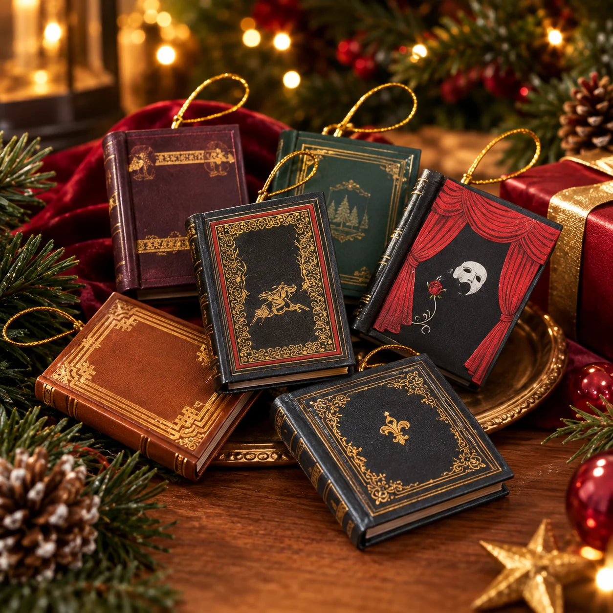✨Last Day Promotion 70% OFF 💥 Mini Book Ornament Advent📚 25-Day Mini Book Advent Calendar