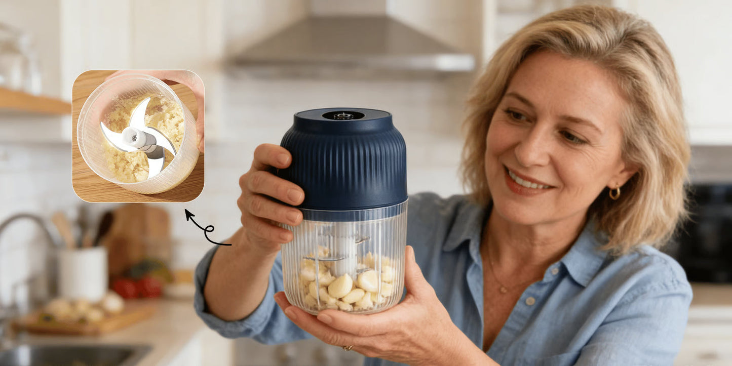 Household Electric Garlic Crusher